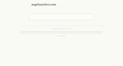 Desktop Screenshot of angelsanchez.com