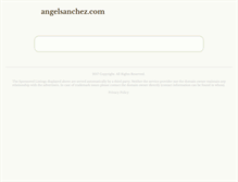 Tablet Screenshot of angelsanchez.com